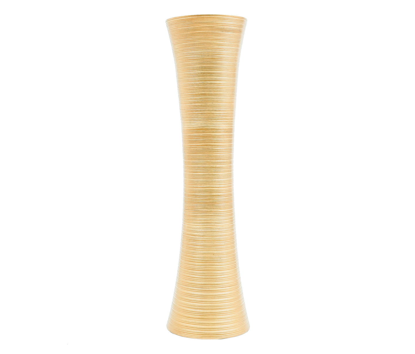 Large Mango Wood Floor Vase – Handcrafted Decorative Highlight from Thailand