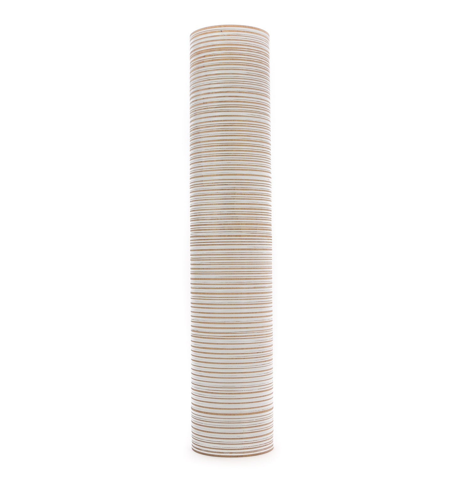 Large Mango Wood Floor Vase – Handcrafted Decorative Highlight from Thailand, 34 inches