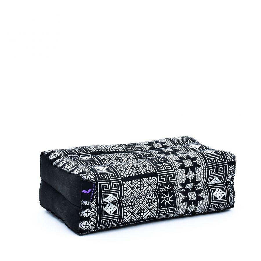 Leewadee Coussin Bloc de Yoga 35 X 18 X 12 cm - Kapok Coussin Soutien Yoga, Méditation & Détente