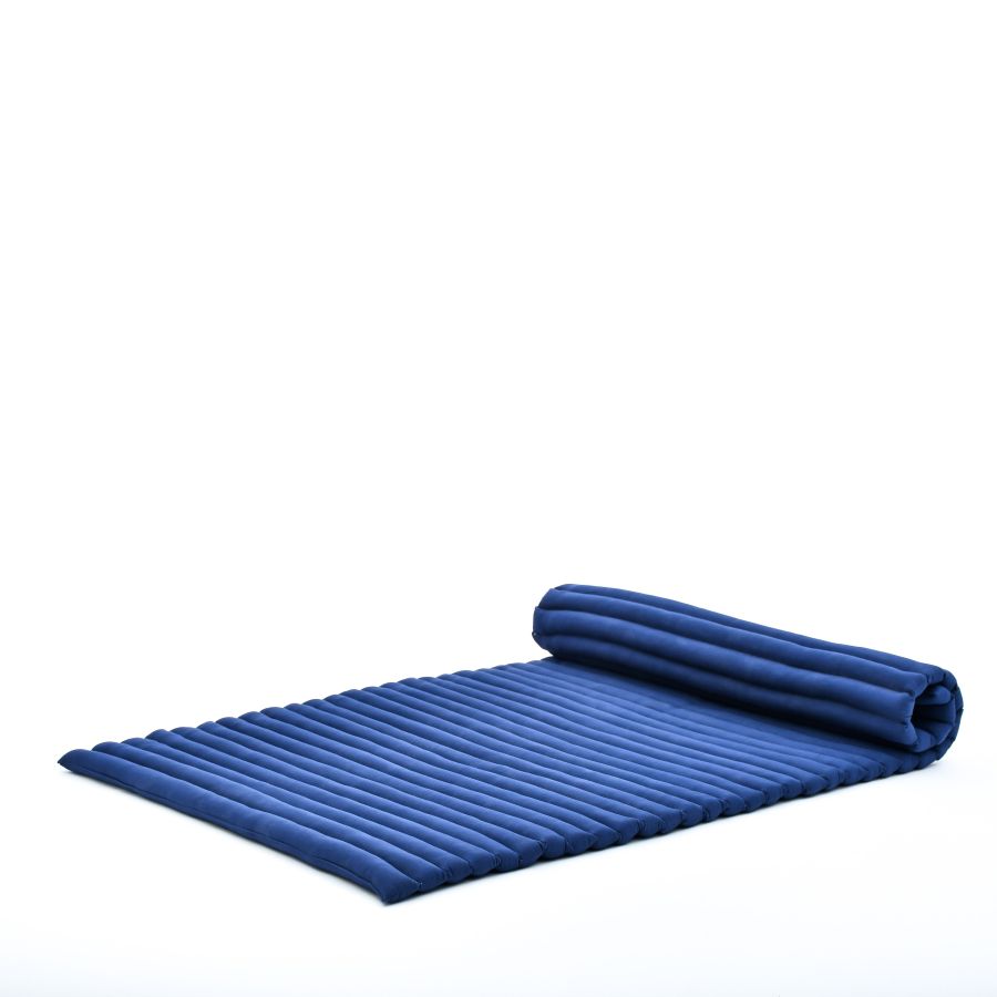 Leewadee Tapis Thai Enroulable Large 190 x 100 cm - Kapok Tapis de Sol Massage & Sommeil Alternative Futon