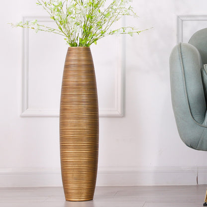 Large Resin Floor Vase – Stylish Waterproof Vase for Fresh & Dried Flowers, 26 inches