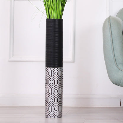 Large Resin Floor Vase – Stylish Waterproof Vase for Fresh & Dried Flowers, 26 inches