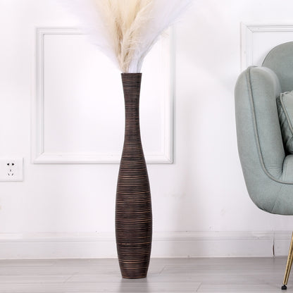 Large Resin Floor Vase – Stylish Waterproof Vase for Fresh & Dried Flowers, 26 inches