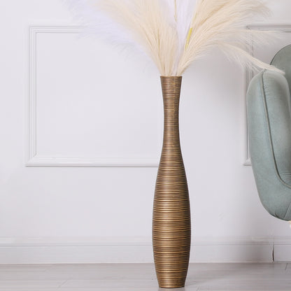 Large Resin Floor Vase – Stylish Waterproof Vase for Fresh & Dried Flowers, 26 inches