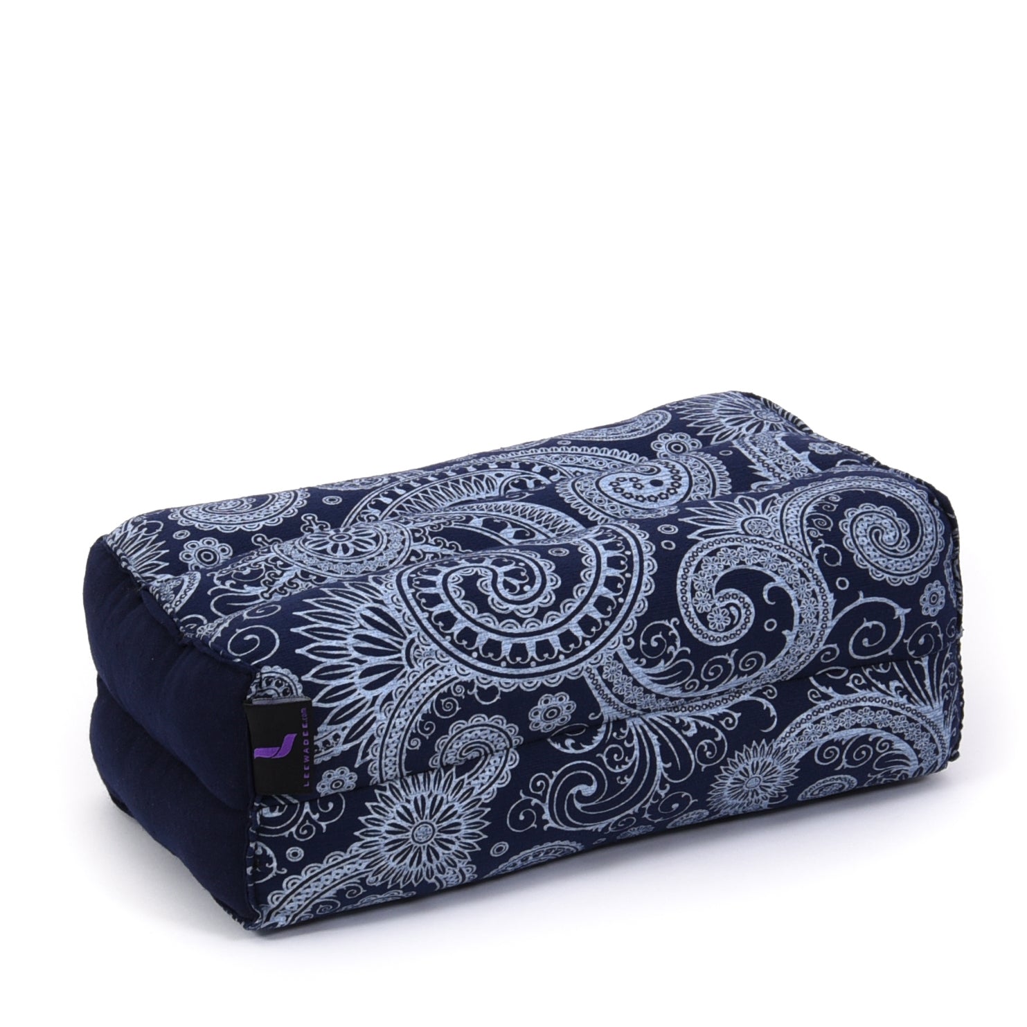 Kapok Yoga Block Cushion – Firm Meditation & Yoga Cushion with Cotton Cover, Cbt1 - Blue