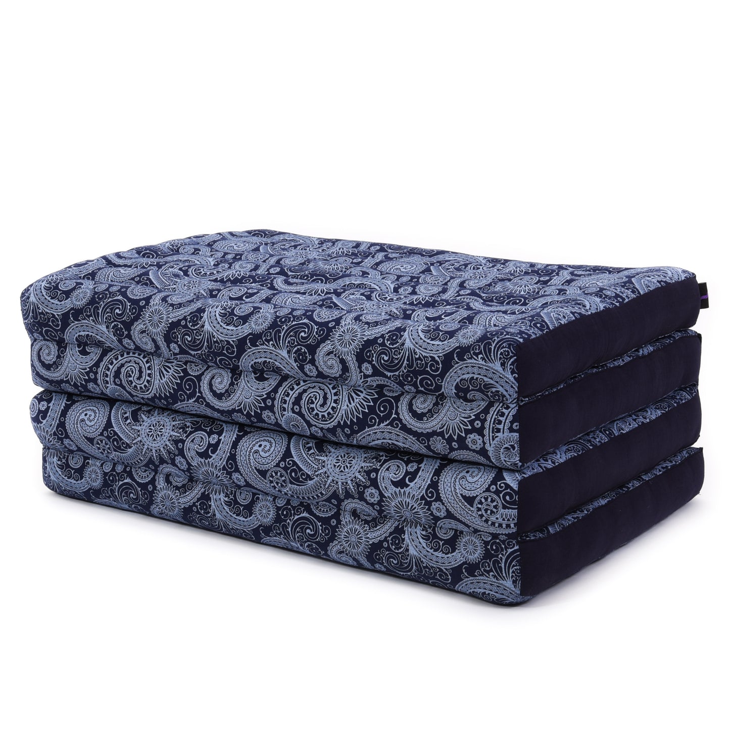 Kapok Folding Mattress – Thick Cotton Padded Guest Bed for Home, Sleeping & Mindfulness Corner, Cbt1 - Blue, M: 79x28