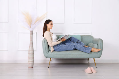 Large Resin Floor Vase – Stylish Waterproof Vase for Fresh & Dried Flowers, 34 inches