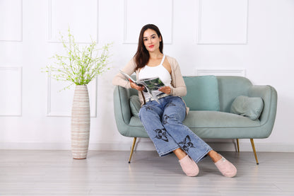 Large Resin Floor Vase – Stylish Waterproof Vase for Fresh & Dried Flowers, 26 inches