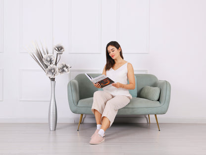 Large Resin Floor Vase – Stylish Waterproof Vase for Fresh & Dried Flowers, 26 inches