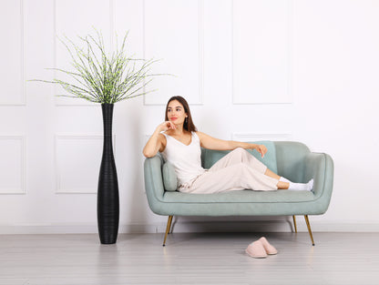 Large Resin Floor Vase – Stylish Waterproof Vase for Fresh & Dried Flowers, 41 inches