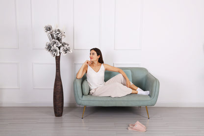 Large Resin Floor Vase – Stylish Waterproof Vase for Fresh & Dried Flowers, 41 inches