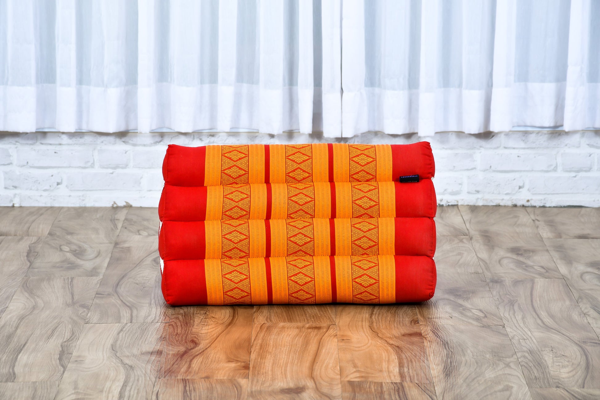 Triangular Kapok Backrest Cushion – Firm Thai Reading Pillow with