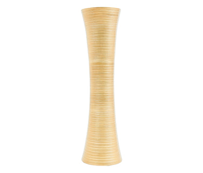 Large Mango Wood Floor Vase – Handcrafted Decorative Highlight from Thailand