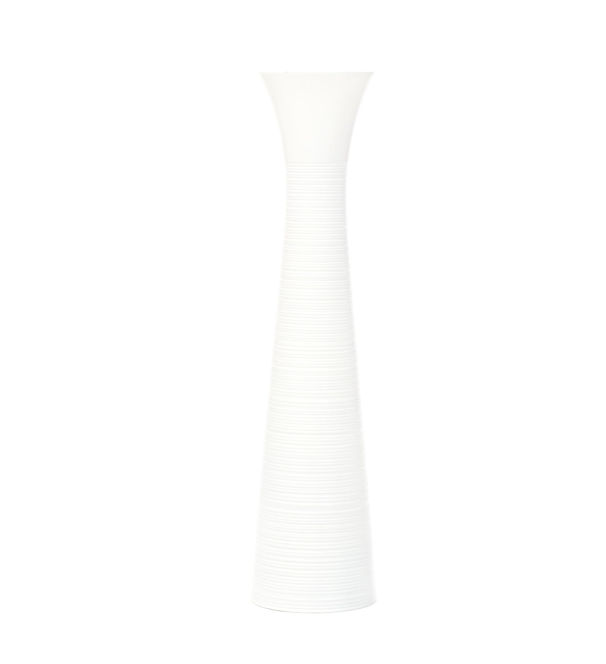 Large Mango Wood Floor Vase – Handcrafted Decorative Highlight from Thailand, 34 inches