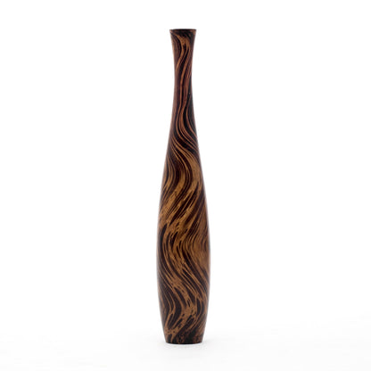 Large Mango Wood Floor Vase – Handcrafted Decorative Highlight from Thailand