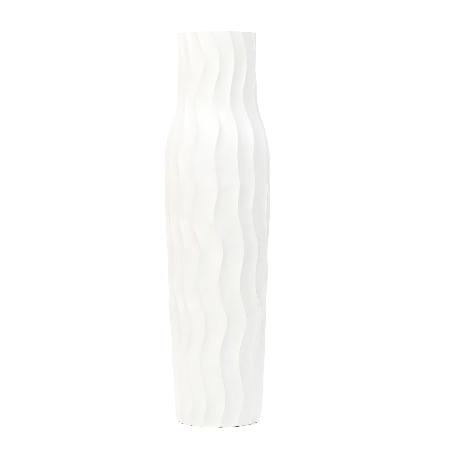 Large Mango Wood Floor Vase – Handcrafted Decorative Highlight from Thailand