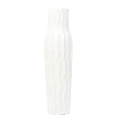 Large Mango Wood Floor Vase – Handcrafted Decorative Highlight from Thailand