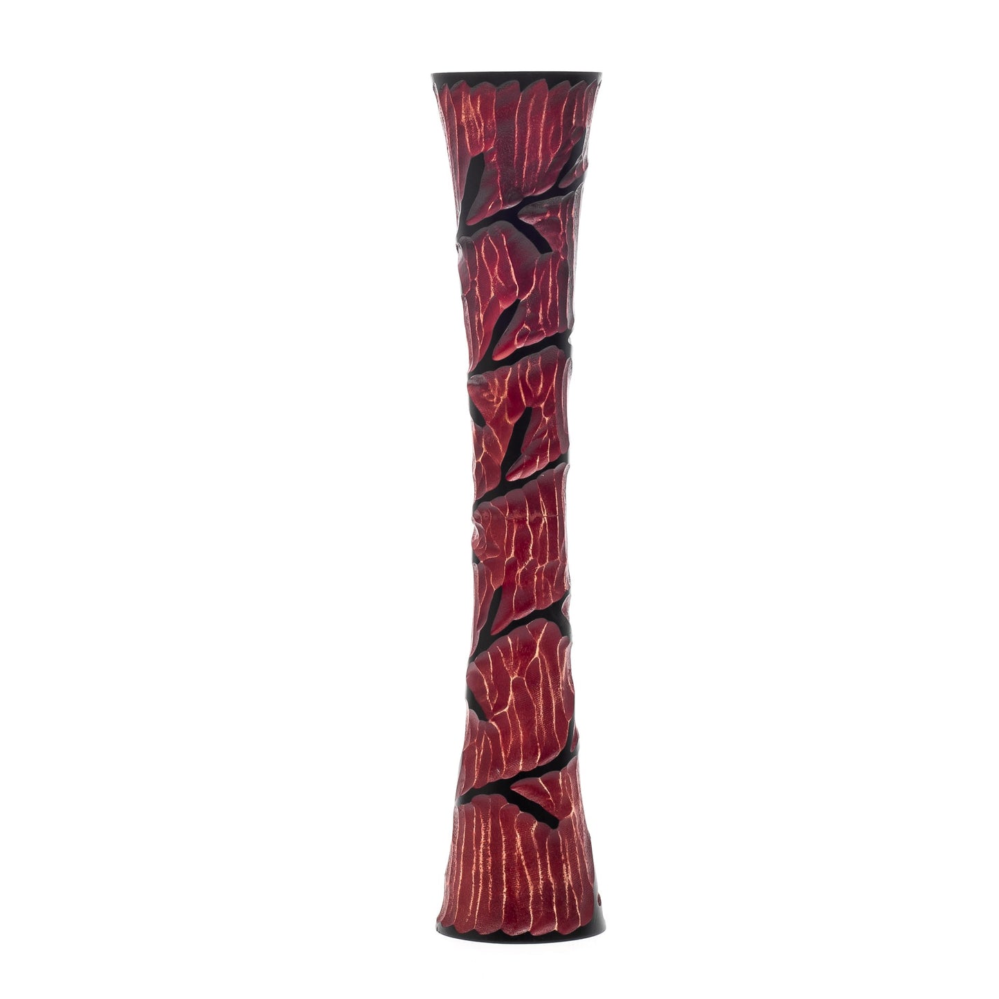Large Mango Wood Floor Vase – Handcrafted Decorative Highlight from Thailand