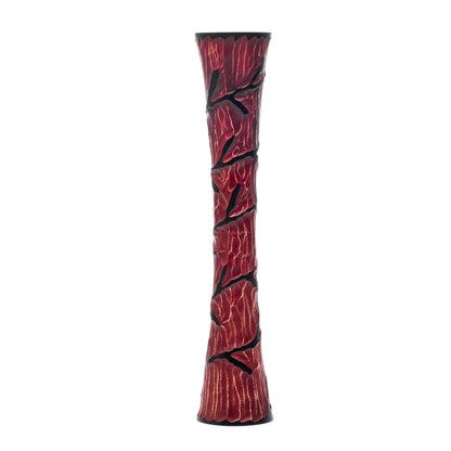 Large Mango Wood Floor Vase – Handcrafted Decorative Highlight from Thailand