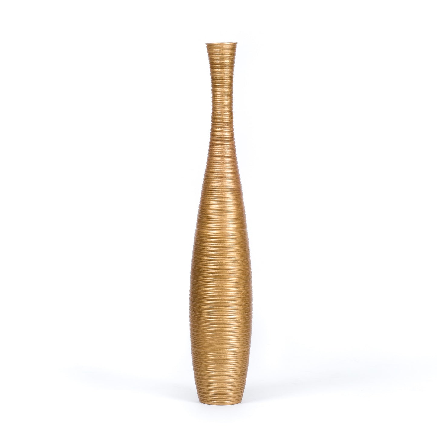 Large Mango Wood Floor Vase – Handcrafted Decorative Highlight from Thailand