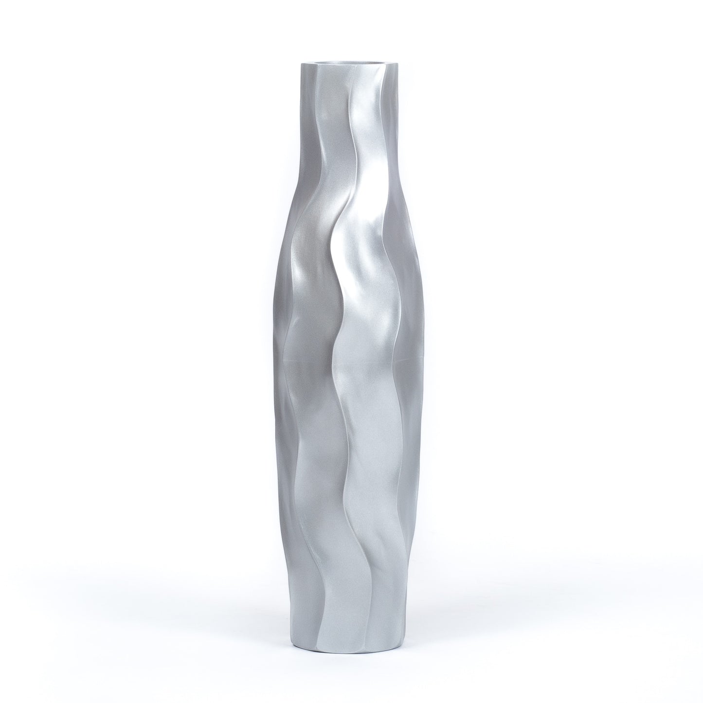 Large Mango Wood Floor Vase – Handcrafted Decorative Highlight from Thailand