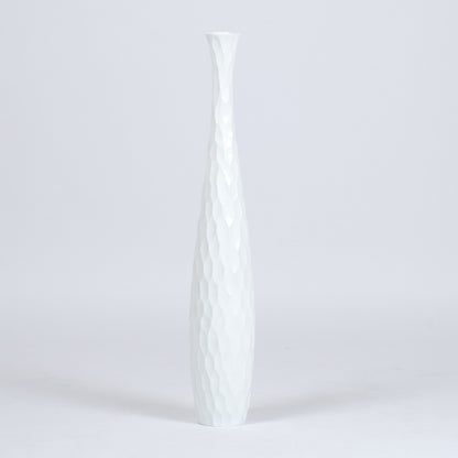 Large Mango Wood Floor Vase – Handcrafted Decorative Highlight from Thailand