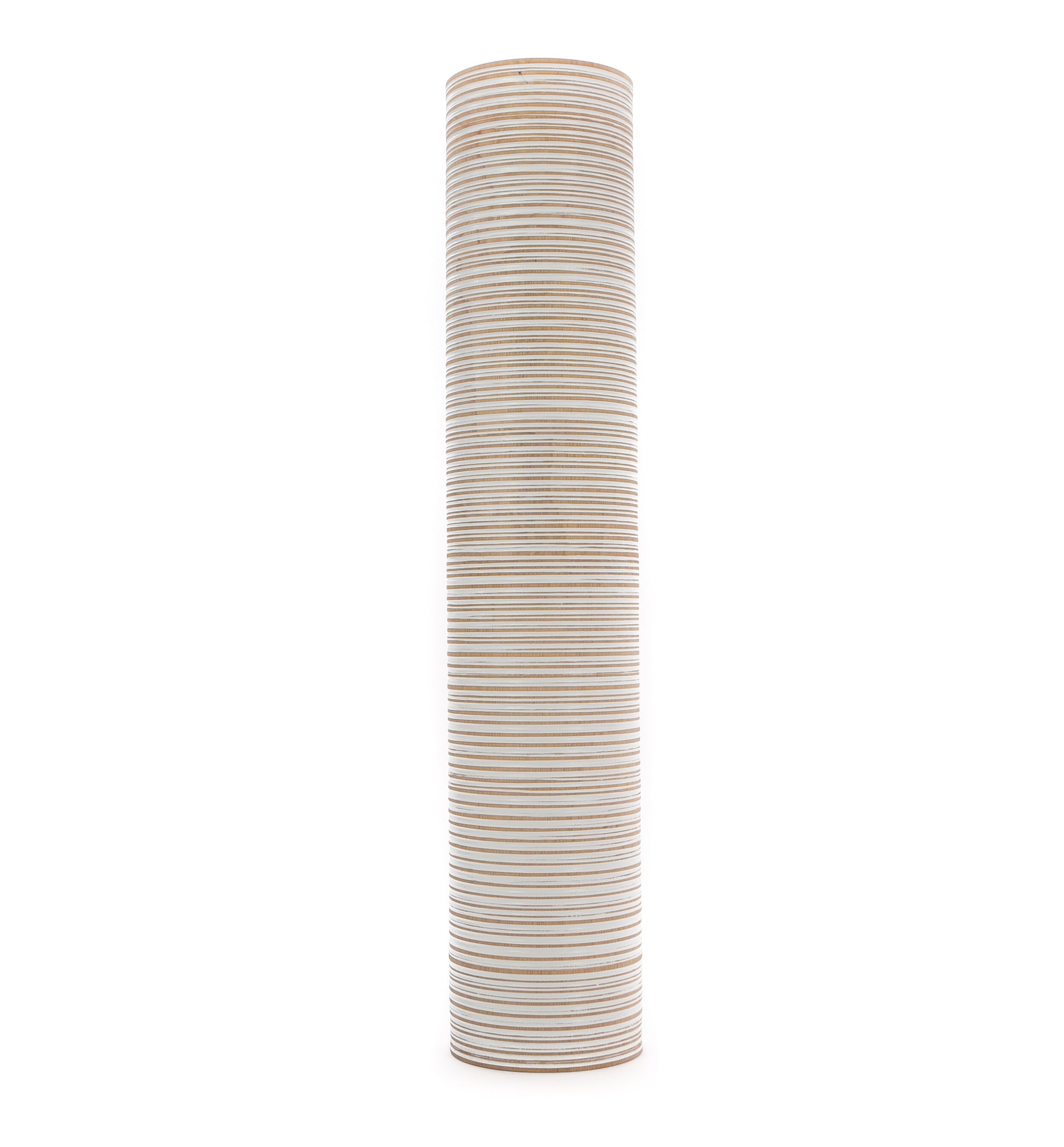 Large Mango Wood Floor Vase – Handcrafted Decorative Highlight from Thailand, 34 inches