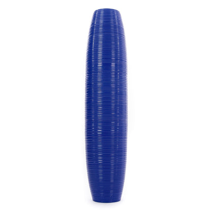 Large Mango Wood Floor Vase – Handcrafted Decorative Highlight from Thailand
