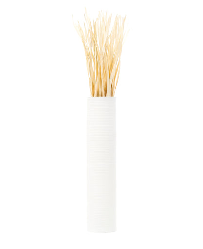 Large Mango Wood Floor Vase – Handcrafted Decorative Highlight from Thailand, 34 inches