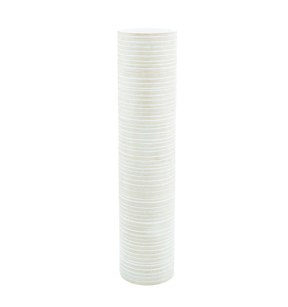 Large Mango Wood Floor Vase – Handcrafted Decorative Highlight from Thailand