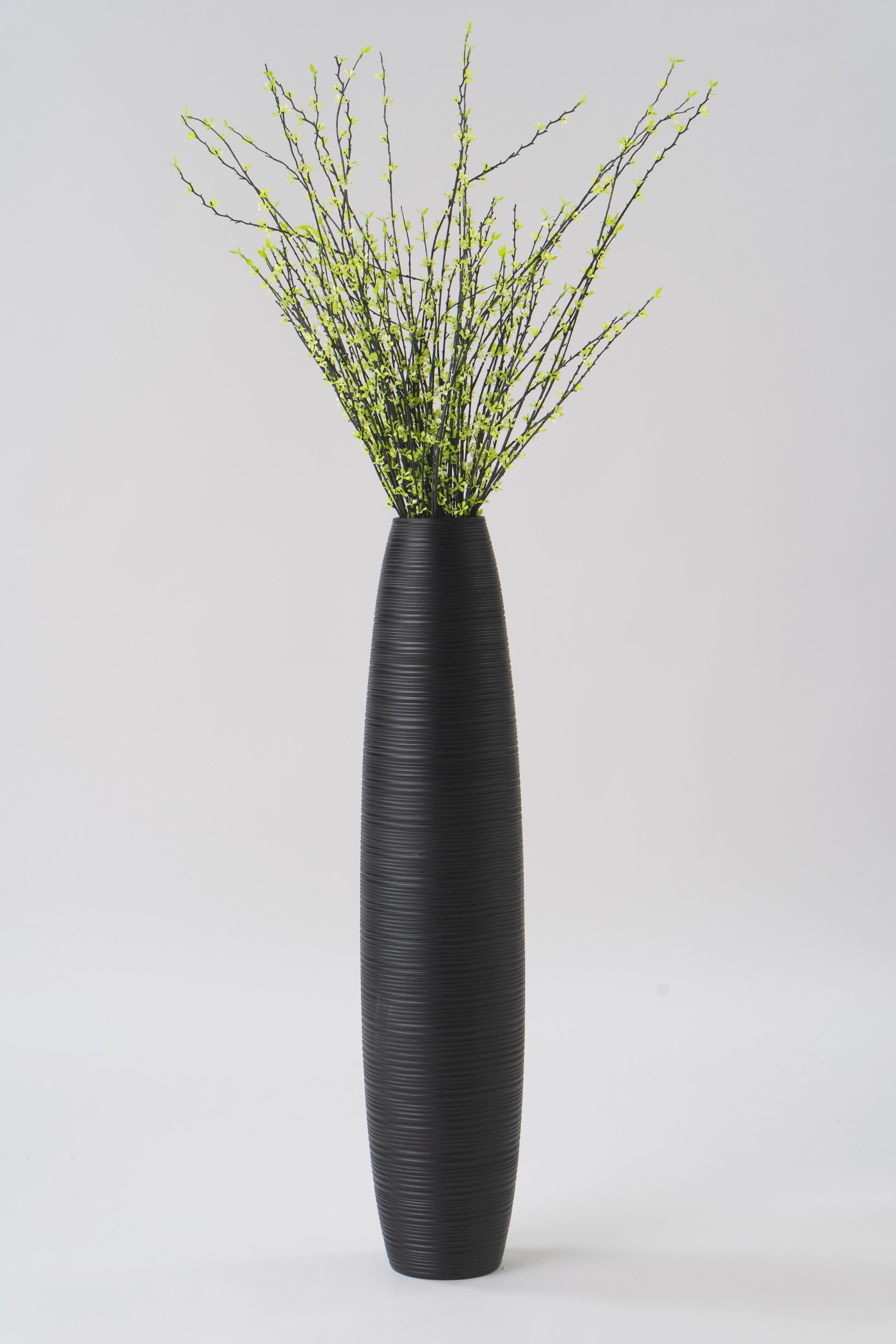 Large Resin Floor Vase – Stylish Waterproof Vase for Fresh & Dried Flowers, 34 inches