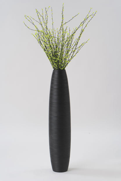 Large Resin Floor Vase – Stylish Waterproof Vase for Fresh & Dried Flowers, 34 inches