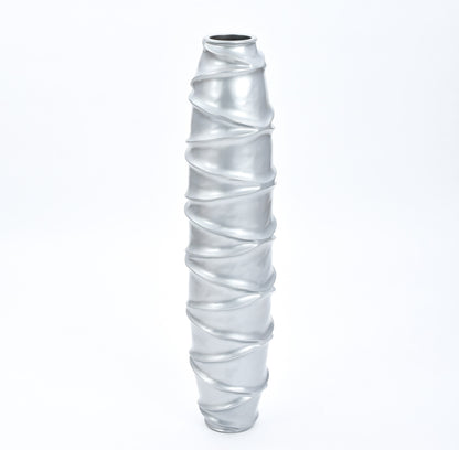 Large Mango Wood Floor Vase – Handcrafted Decorative Highlight from Thailand