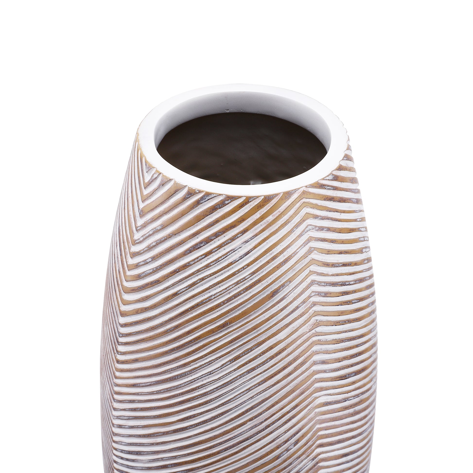 Large Resin Floor Vase – Stylish Waterproof Vase for Fresh & Dried Flowers, 32 inches