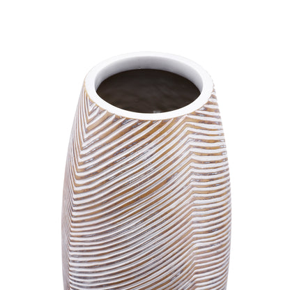 Large Resin Floor Vase – Stylish Waterproof Vase for Fresh & Dried Flowers, 32 inches