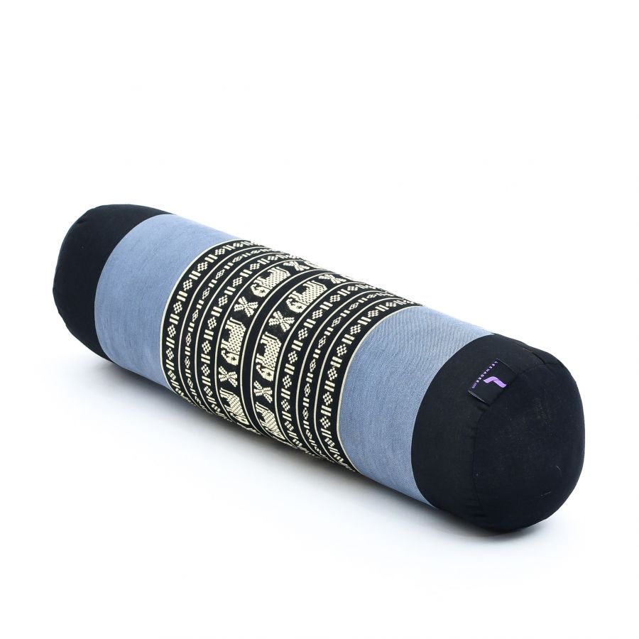 Leewadee Yoga Bolster 50 X 15 X 15 cm - Kompakte Kapok Rolle für Yoga, Meditation & Massage