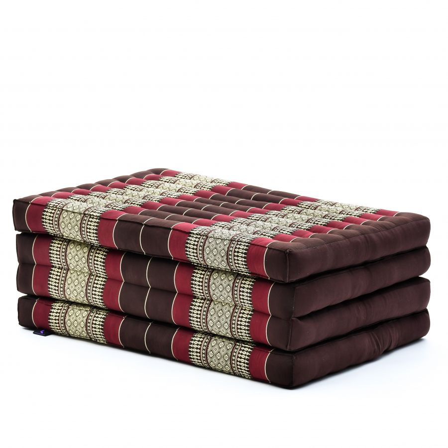 Leewadee Colchoneta Tailandesa Plegable 200 x 70 cm - Kapok Suelo Futon Alternativa para Dormir Yoga Masaje & Meditación