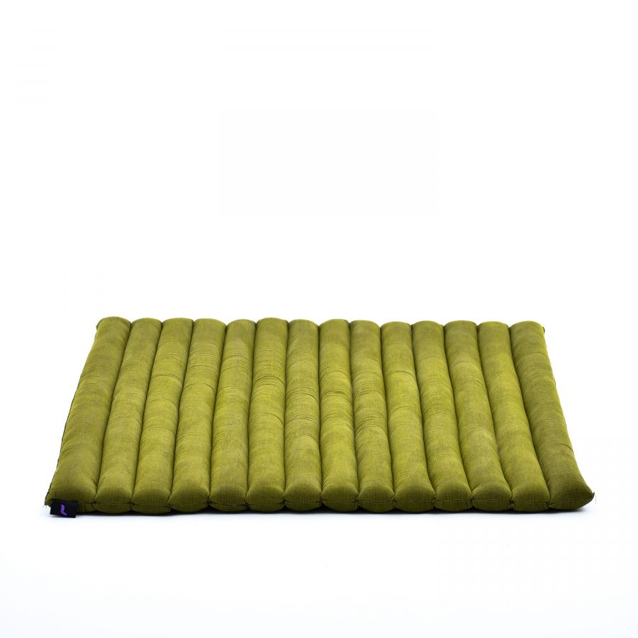 Leewadee Zabuton Tapis de Méditation 70 X 70 cm - Kapok Coussin Sol Yoga Zen Seiza