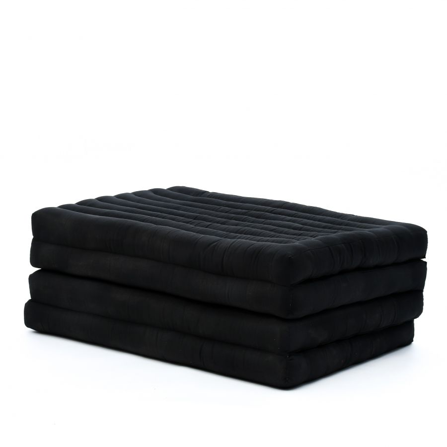Leewadee Matelas Thaï Pliant 200 x 70 cm - Kapok Matelas Sol Futon Alternative pour Sommeil Yoga Massage & Méditation