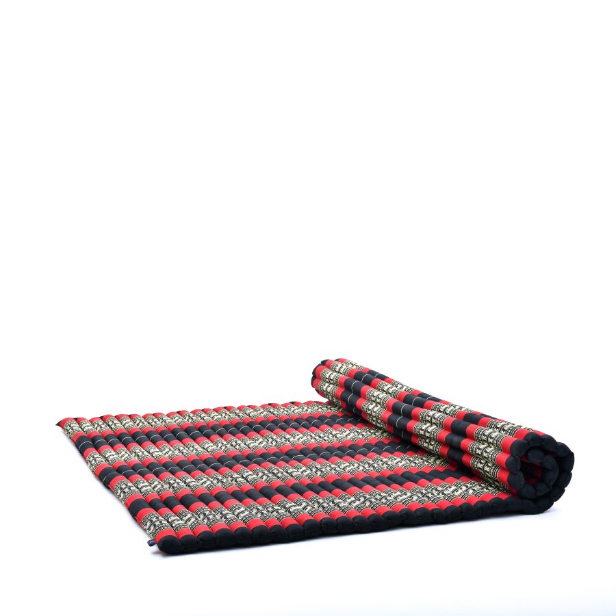 Leewadee Tappeto Thai Arrotolabile Extra Largo 190 x 145 cm - Kapok 2 Persone & Massaggio Thai Alternativa Futon