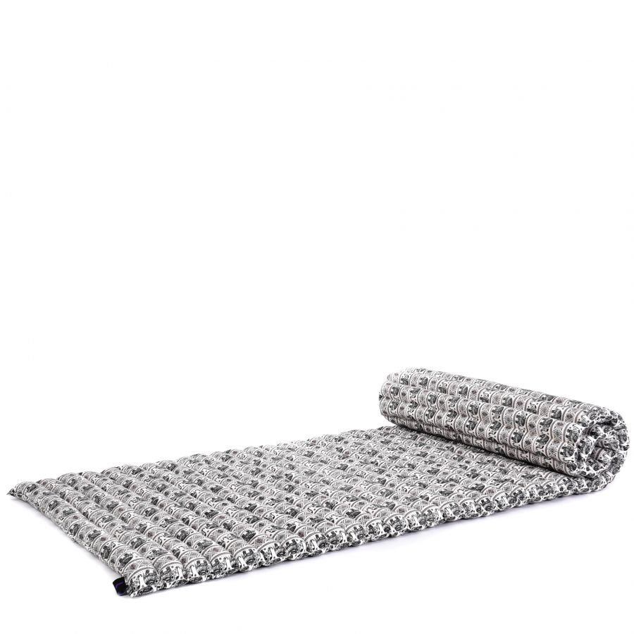 Leewadee Tappeto Thai Arrotolabile 190 x 70 cm - Kapok Materasso da Pavimento Massaggio Meditazione Alternativa Futon