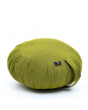LEEWADEE Meditation Cushion Round Zafu Pillow for Floor Seating Eco-Friendly Organic and Natural Kapok 16x8 inches 