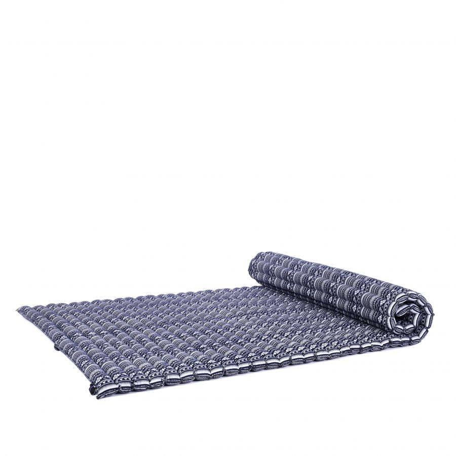 Leewadee Wide Rollable Thai Mat 75 X 39 inches - Kapok Floor Mat for Sleeping, Massage & Meditation Futon Alternative