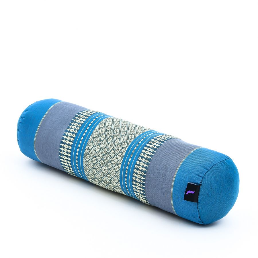 Leewadee Yoga Bolster 20 X 6 X 6 inches - Compact Kapok Roll for Yoga, Meditation & Massage