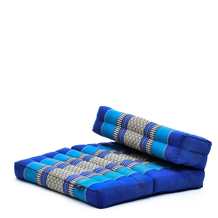 Leewadee Foldable Meditation Cushion 20 X 28 X 4.5 inches - Kapok Floor Seat Cushion for Meditation & Relaxation