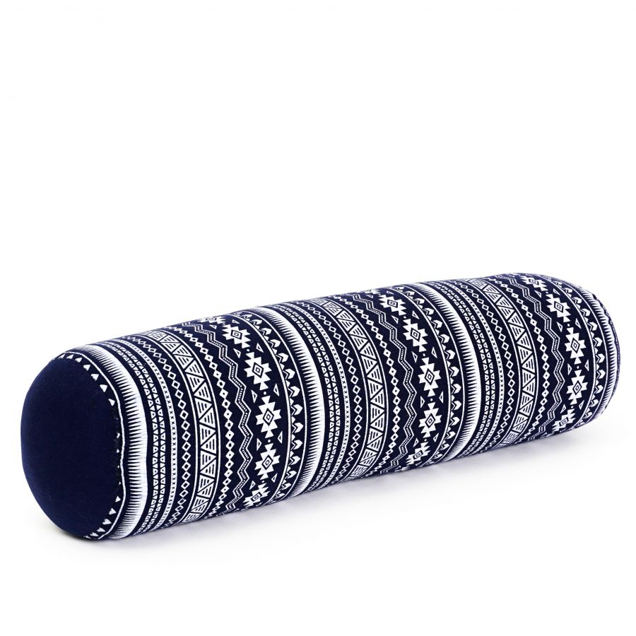 Leewadee Yoga Bolster 20 X 6 X 6 inches - Compact Kapok Roll for Yoga, Meditation & Massage