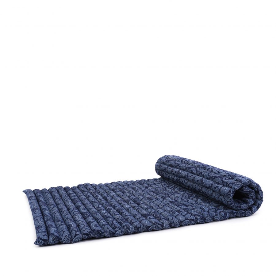 Leewadee Wide Rollable Thai Mat 75 X 39 inches - Kapok Floor Mat for Sleeping, Massage & Meditation Futon Alternative