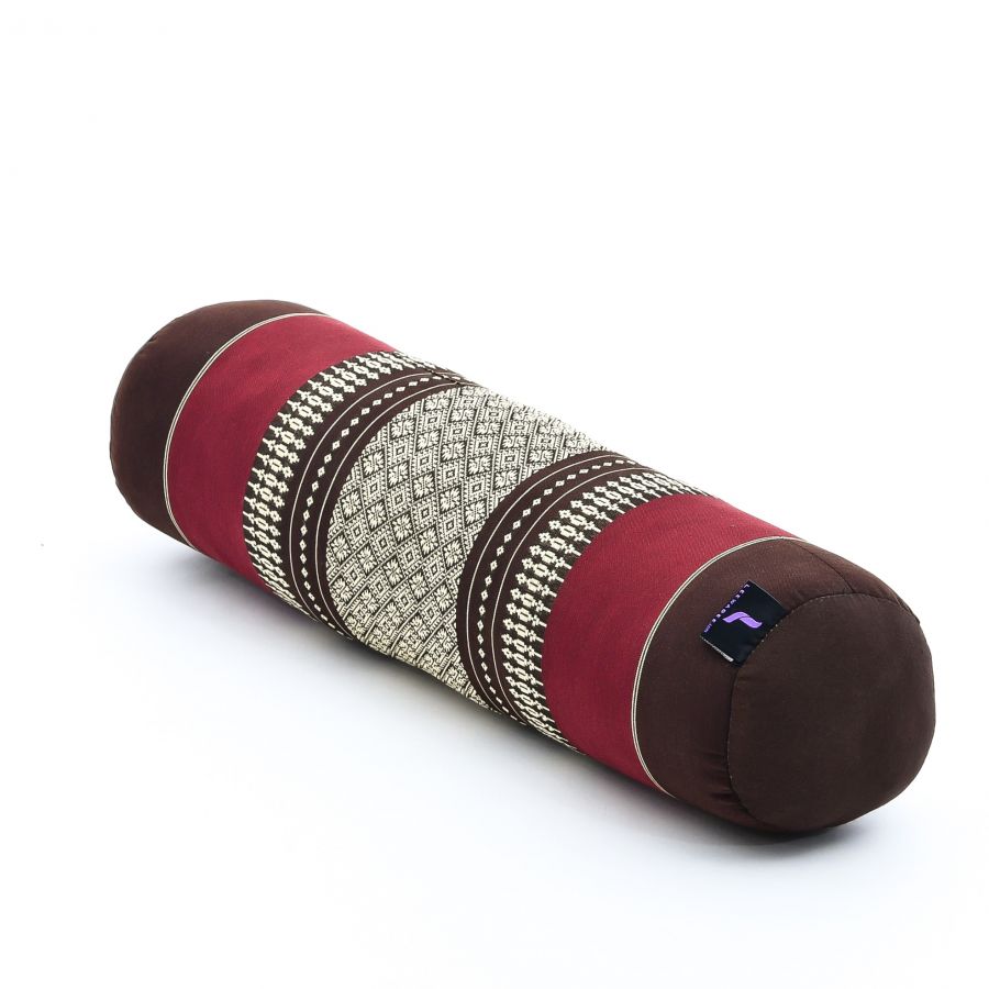 Leewadee Yoga Bolster 20 x 6 x 6 inches - Compact Kapok Roll for Yoga, Meditation & Massage