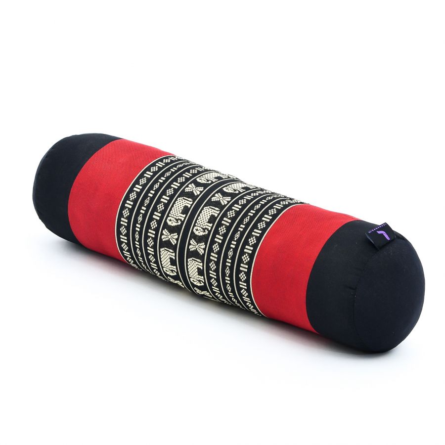 Leewadee Yoga Bolster 20 x 6 x 6 inches - Compact Kapok Roll for Yoga, Meditation & Massage