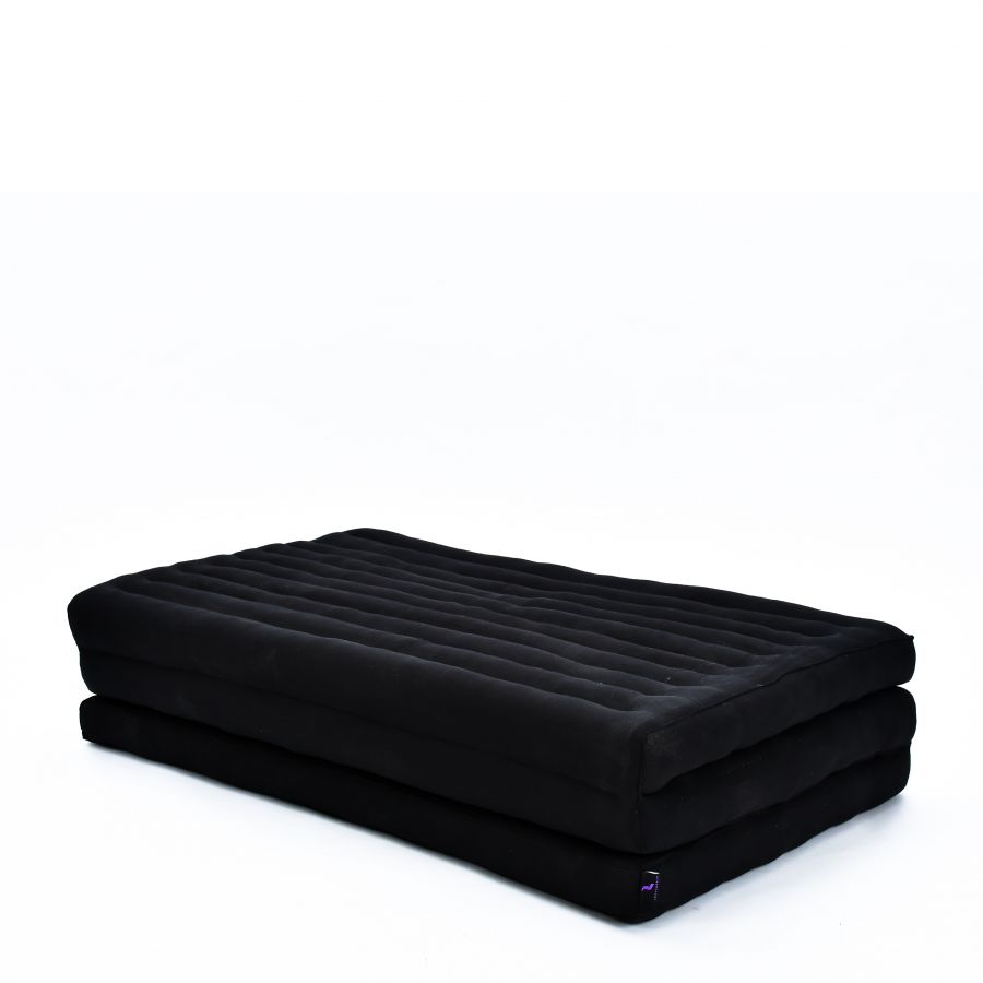 Leewadee Thai Trifold Mattress Large 79 x 39 inches - Kapok Foldable Floor Mat, Futon Alternative for Thai Massage Yoga & Meditation